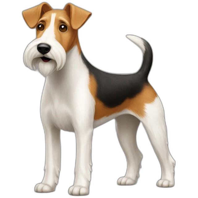 Fox-terrier-pelo-de-alambre-estado-de-alerta emoji