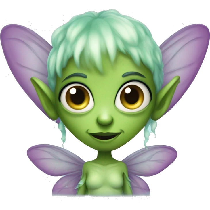 Alien fairy emoji