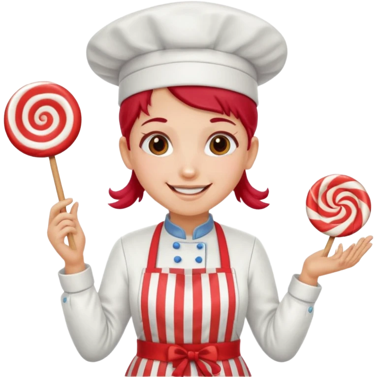 Mixer + peppermint apron, Candy Chef. emoji
