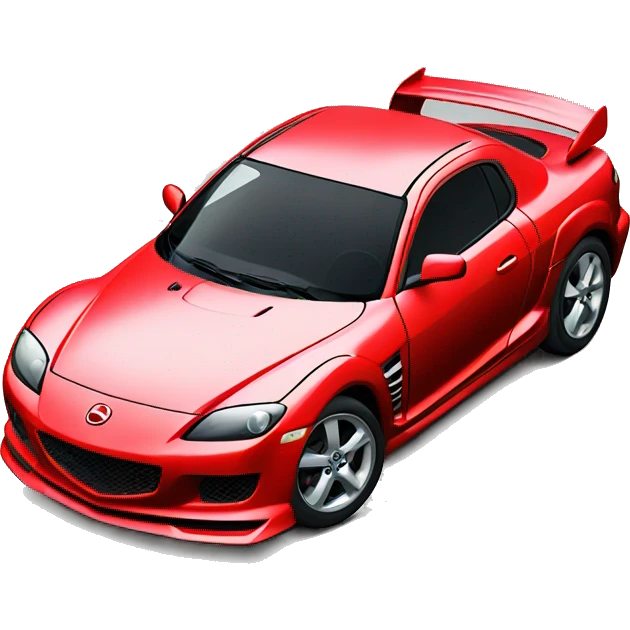 Mazda rx8 red emoji