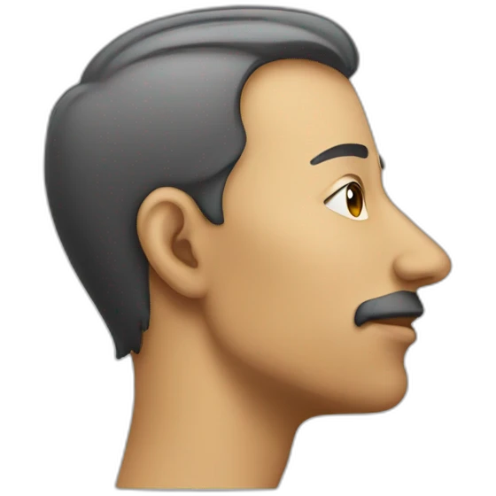nose in profile emoji