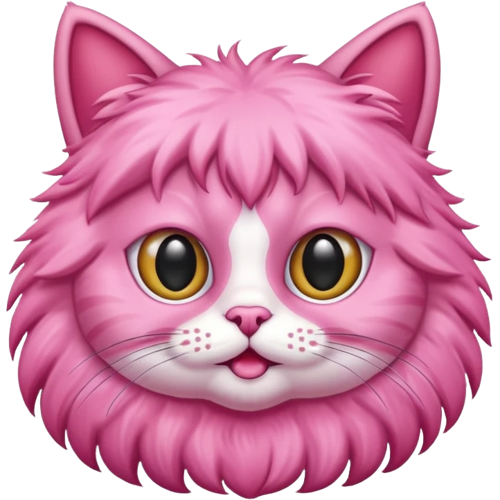 Pink cat emoji