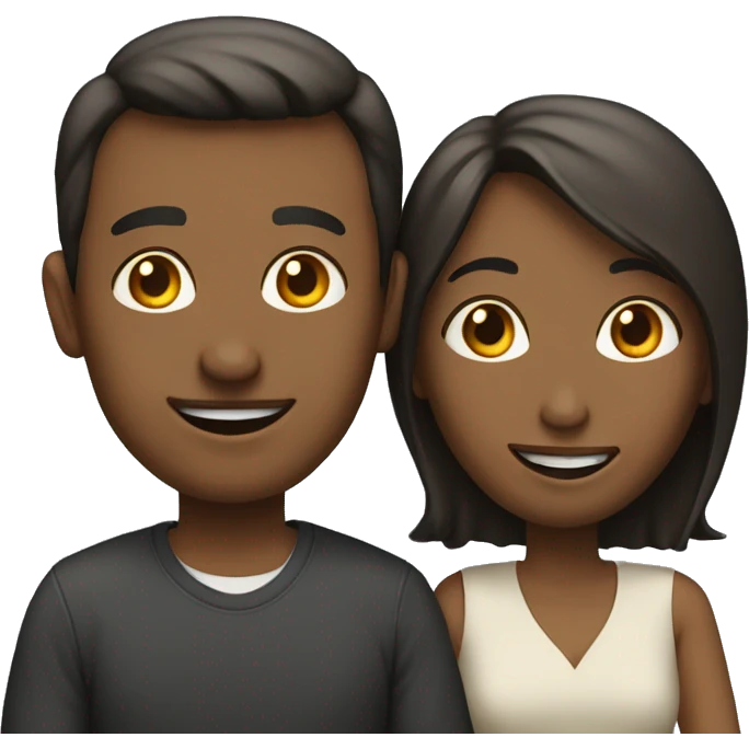 STREET EMOJI MAN WITH HIS WIFE' emoji