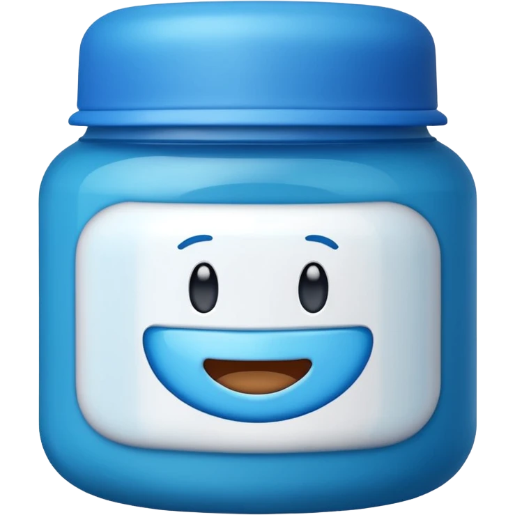 create an Apple style emoji of Vicks Vaporub - make sure to capture the logo correctly emoji