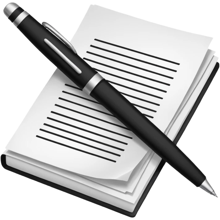 create a realistic emoji showing a logistic contract signed emoji