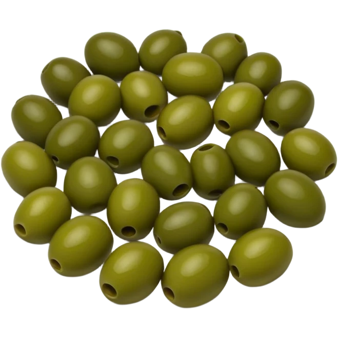 black and green olives cut emoji