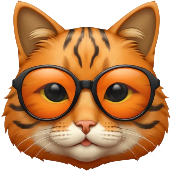 Cat wearing sunglasses emoji