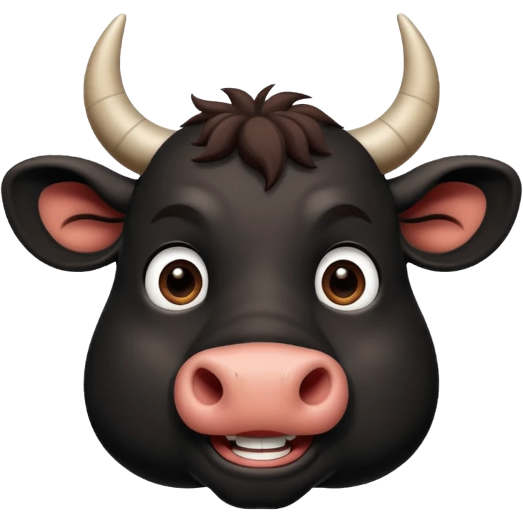 Ferdinand (black) from the Ferdinand disney movie emoji