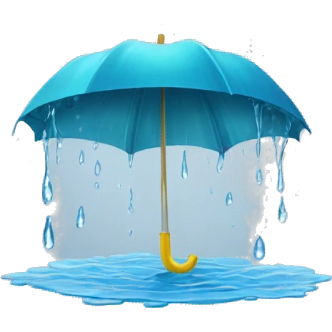 surface de recolte d'eau de pluie emoji