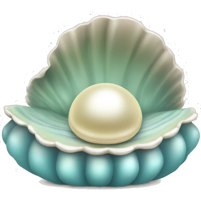 Clam with pearl emoji