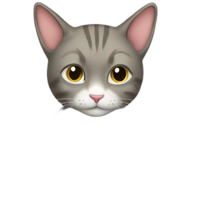 Cat reading a book emoji