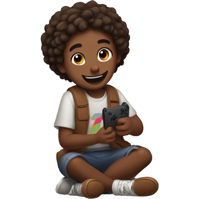 doppy playing games cute and wild emoji