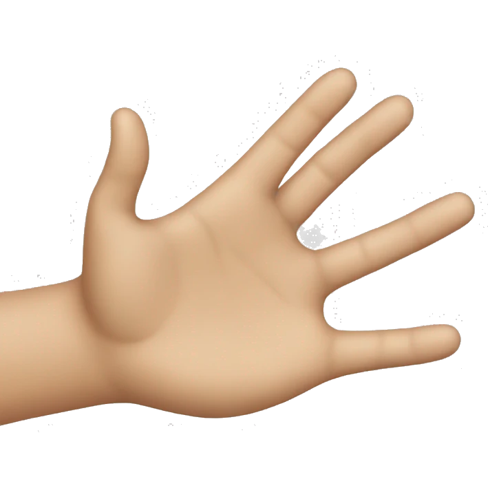 Big hand emoji
