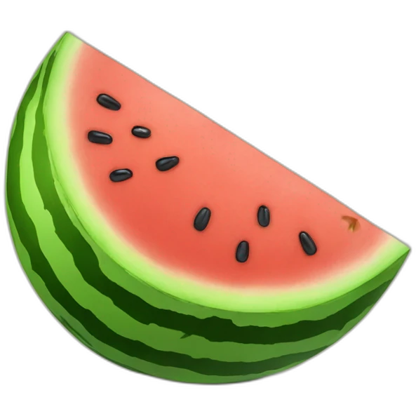 Watermelon with a fruit bowl  emoji