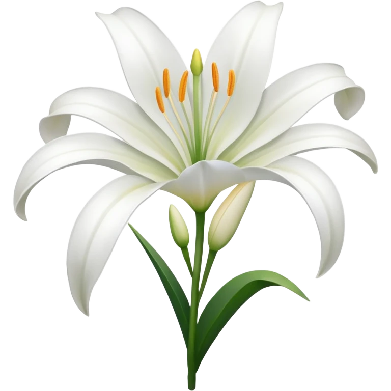 bunga lily emoji