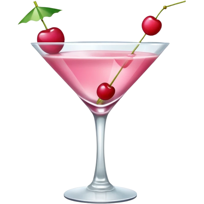 pink cocktail emoji