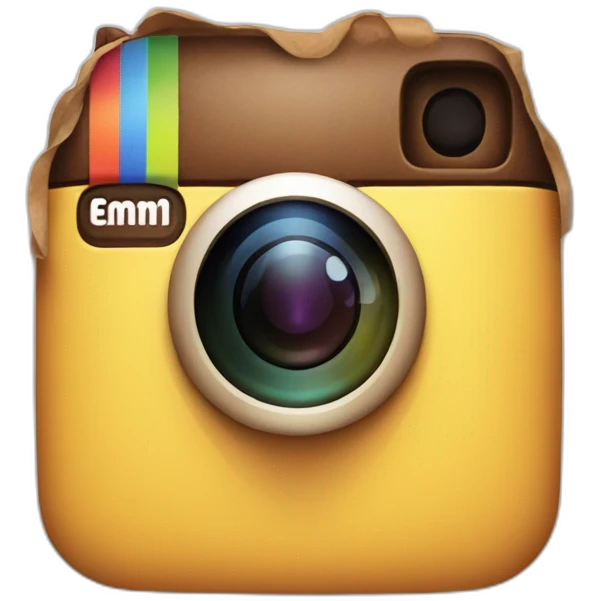 Instagram app logo emoji