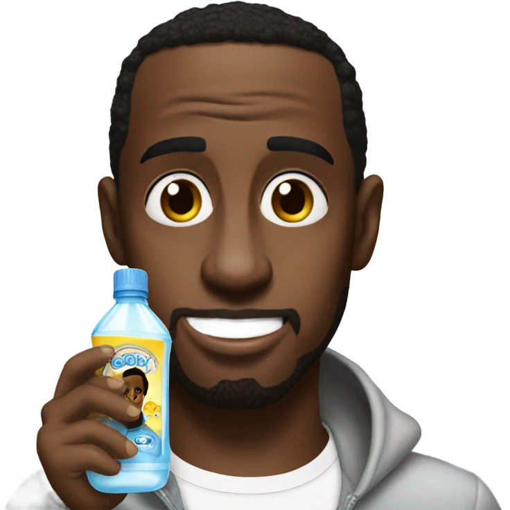 P diddy holding baby oil  emoji