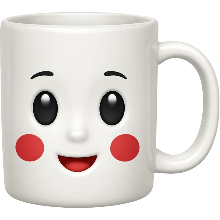 cute mug simple pattern emoji