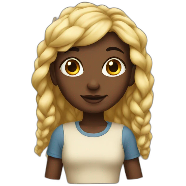 Earth girl emoji