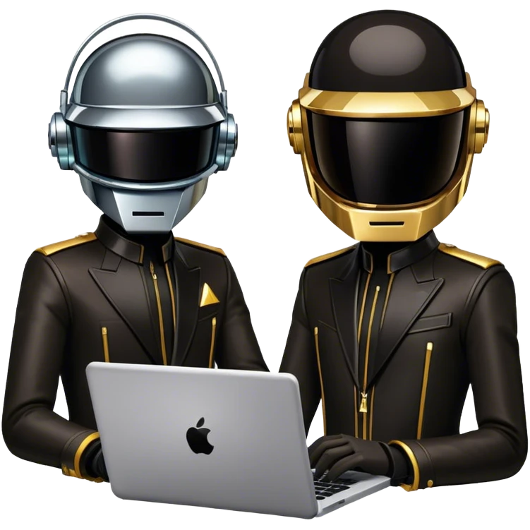 Daft punk coding emoji