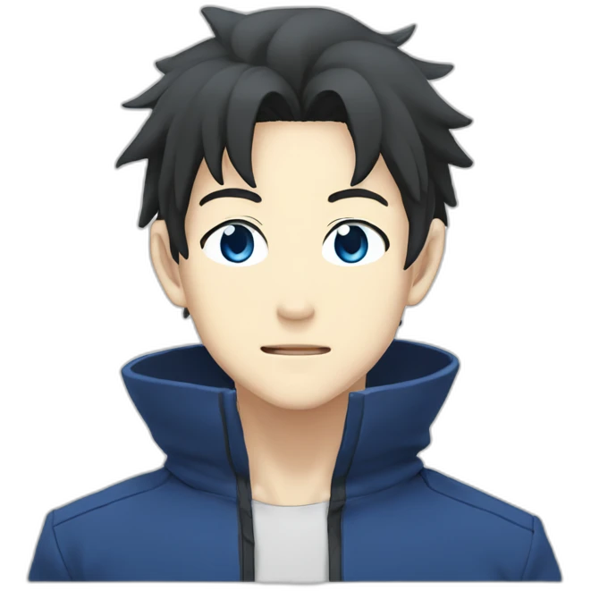 gojo satoru (anime) blue eyes emoji