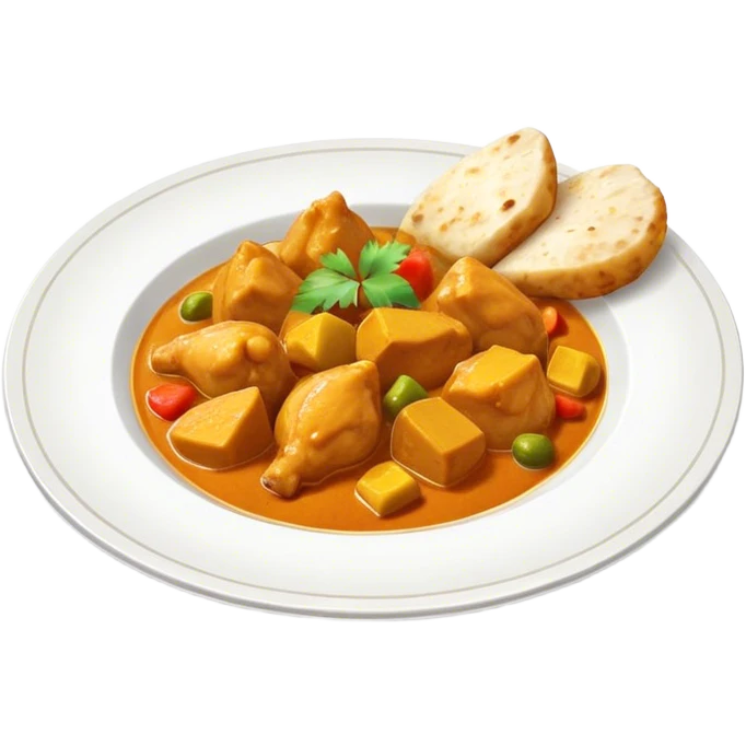 Chicken curry emoji