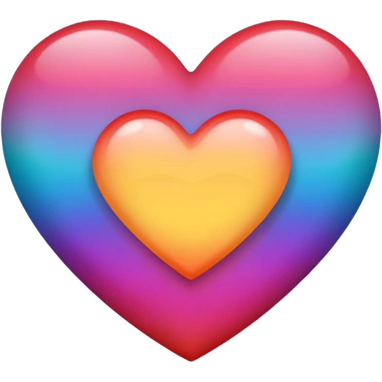 heart with gradient colors emoji