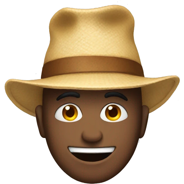 human with a funny hat emoji