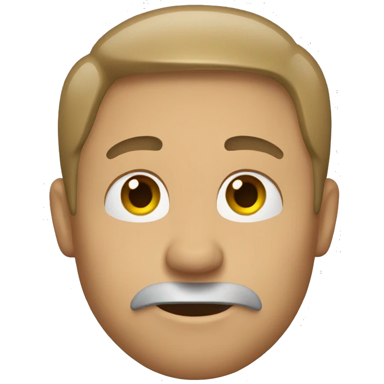 man pointing right at his ear emoji