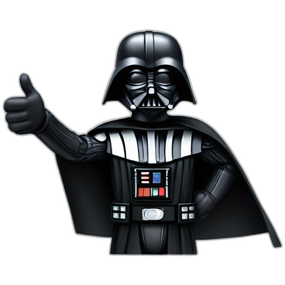 darth vader thumbs up emoji