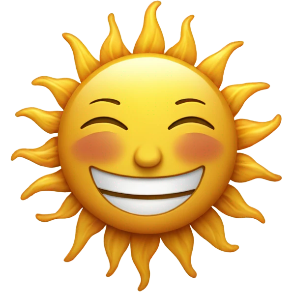 Sun and mood together  emoji