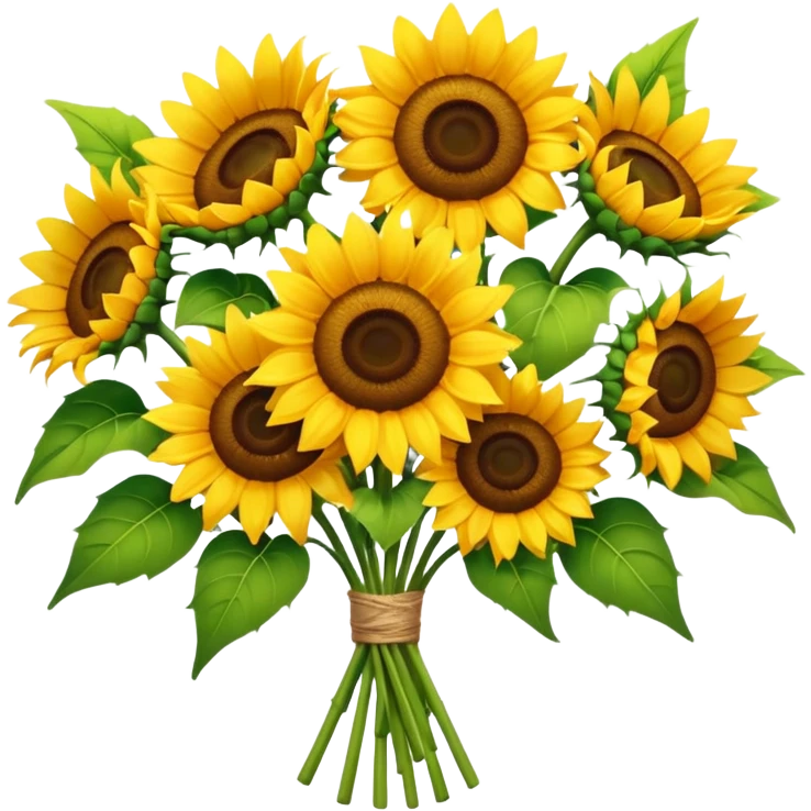 bouquet of sunflowers emoji