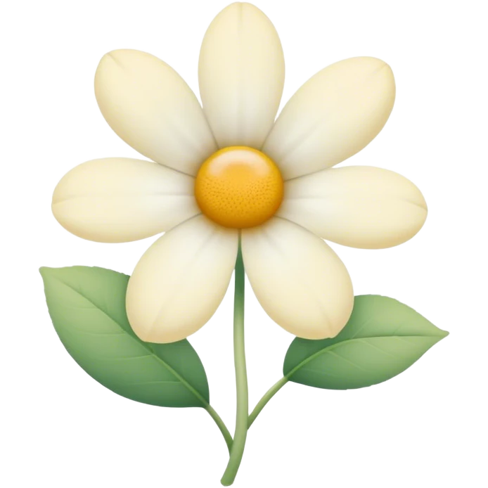 flores color blancas pastel emoji