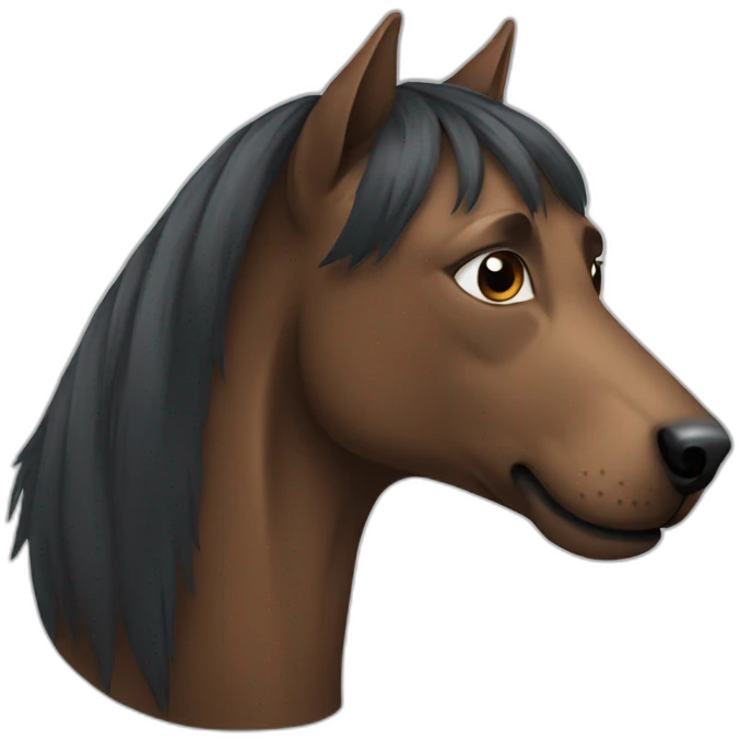 dog like horse emoji