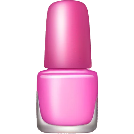Pink nail polish  emoji