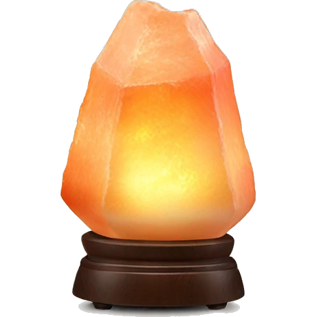Himalaya’s salt lamp with warm light  emoji