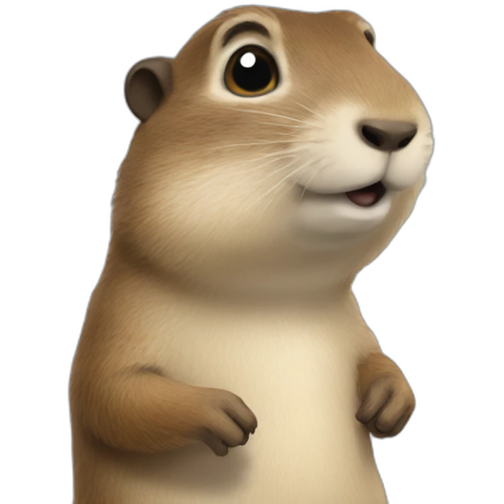 Neckbeard gopher emoji