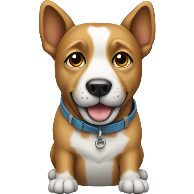 Dog wearing shoes emoji