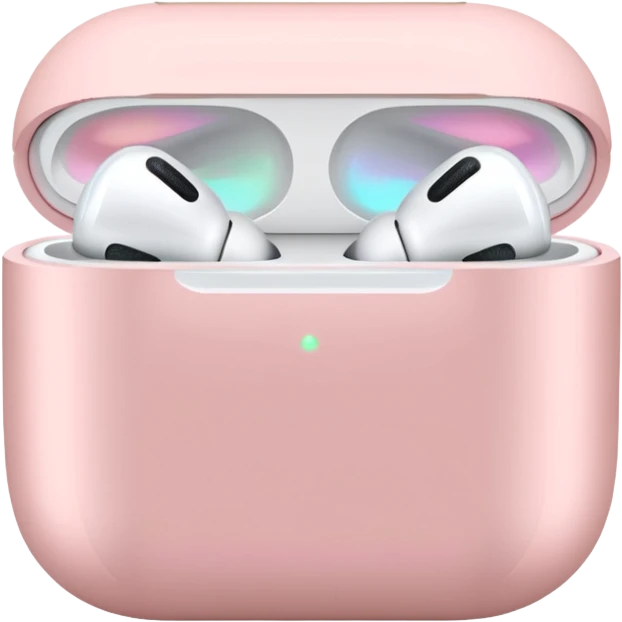 Airpods max light pink  emoji