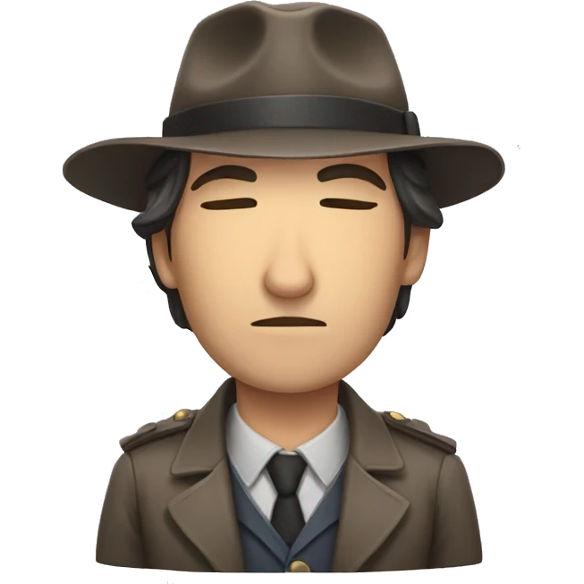 sleeping detective emoji