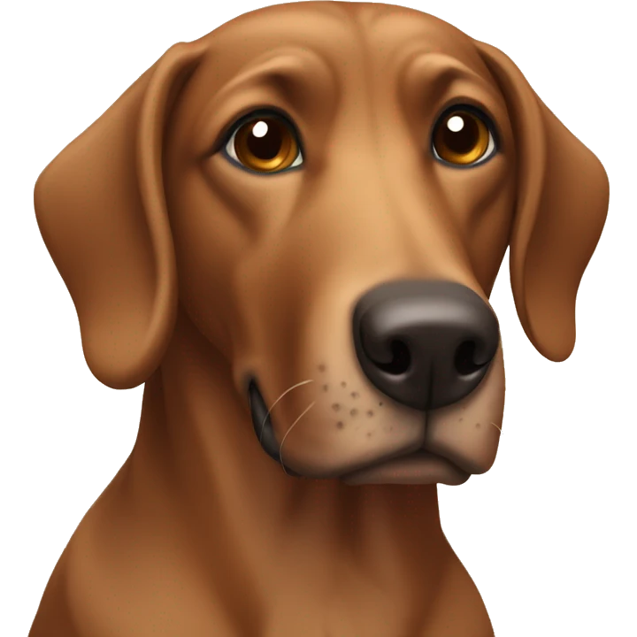 Brown dog emoji