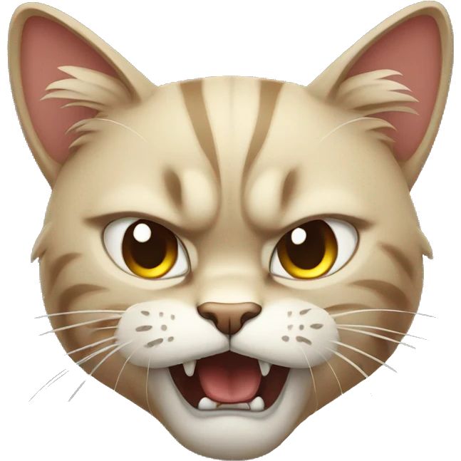 angry cat emoji