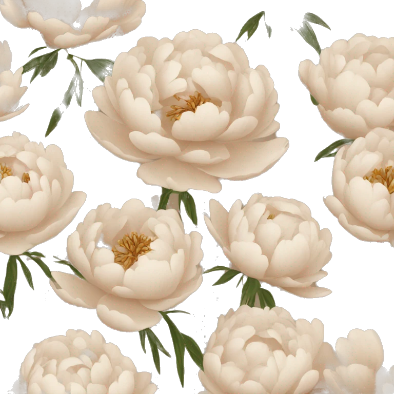 Peonie beige emoji