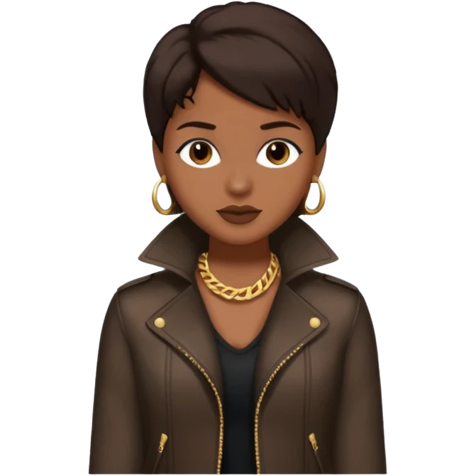 Case, R&B Singer with dark brown hair emoji