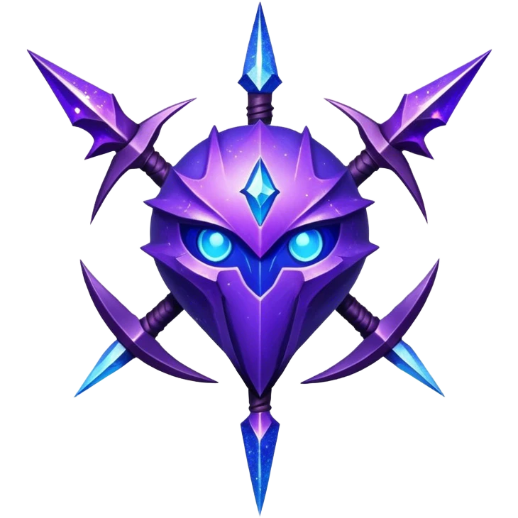 destiny hunter sigil blue purple sparkles emoji