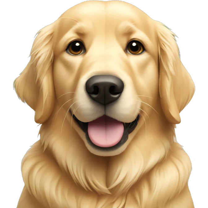 Golden retriever  emoji