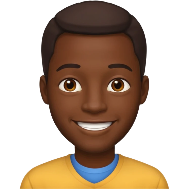 African american male emoji