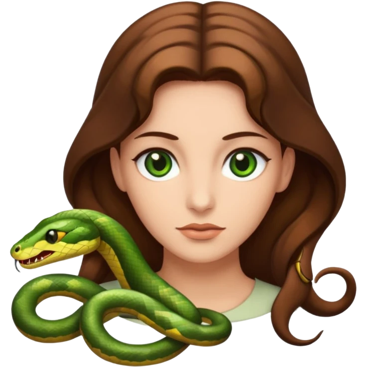 snake in the hair emoji