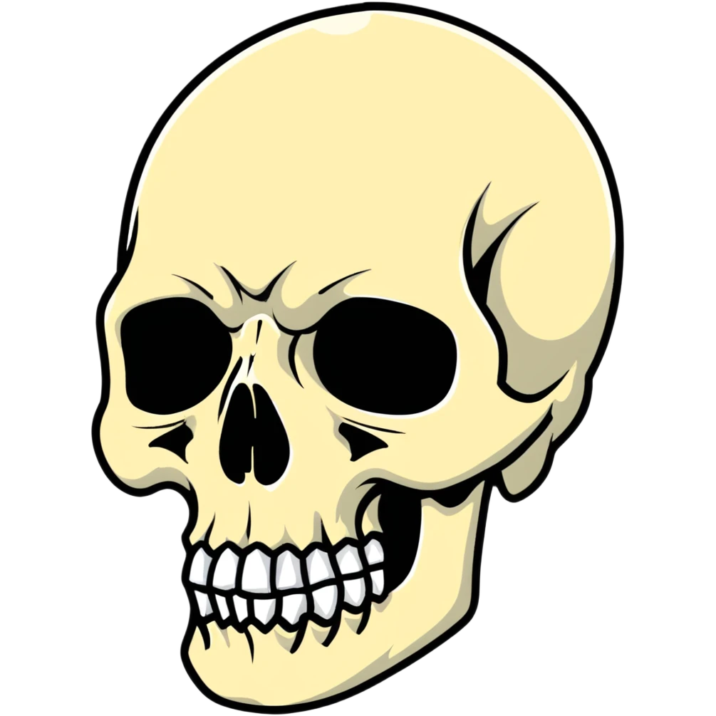 human skull emoji